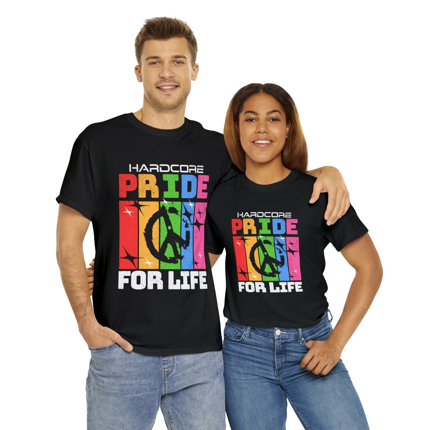 HARDCORE  - Unisex Cotton Tee - LGTBQ Gay Pride