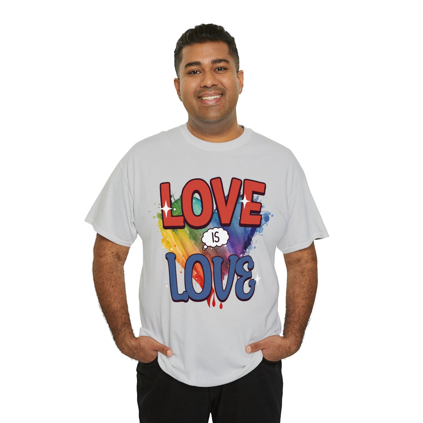 LOVE is LOVE - Unisex Cotton Tee - LGTBQ Gay Pride