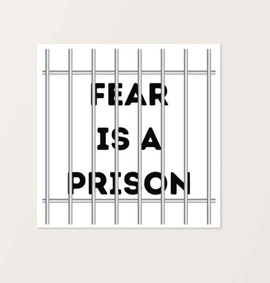 FEAR IS A PRISON Poster