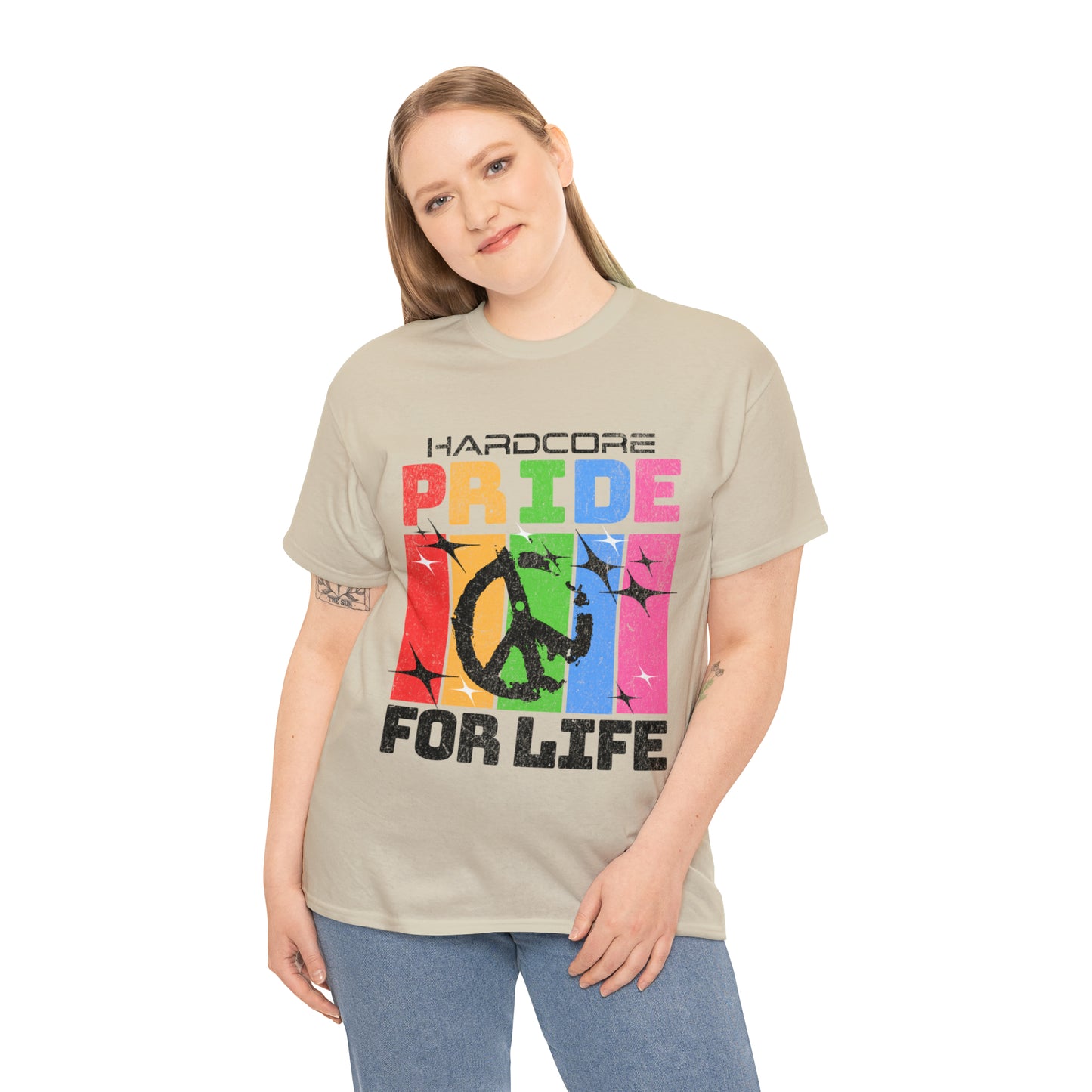 HARDCORE  - Unisex Cotton Tee - LGTBQ Gay Pride