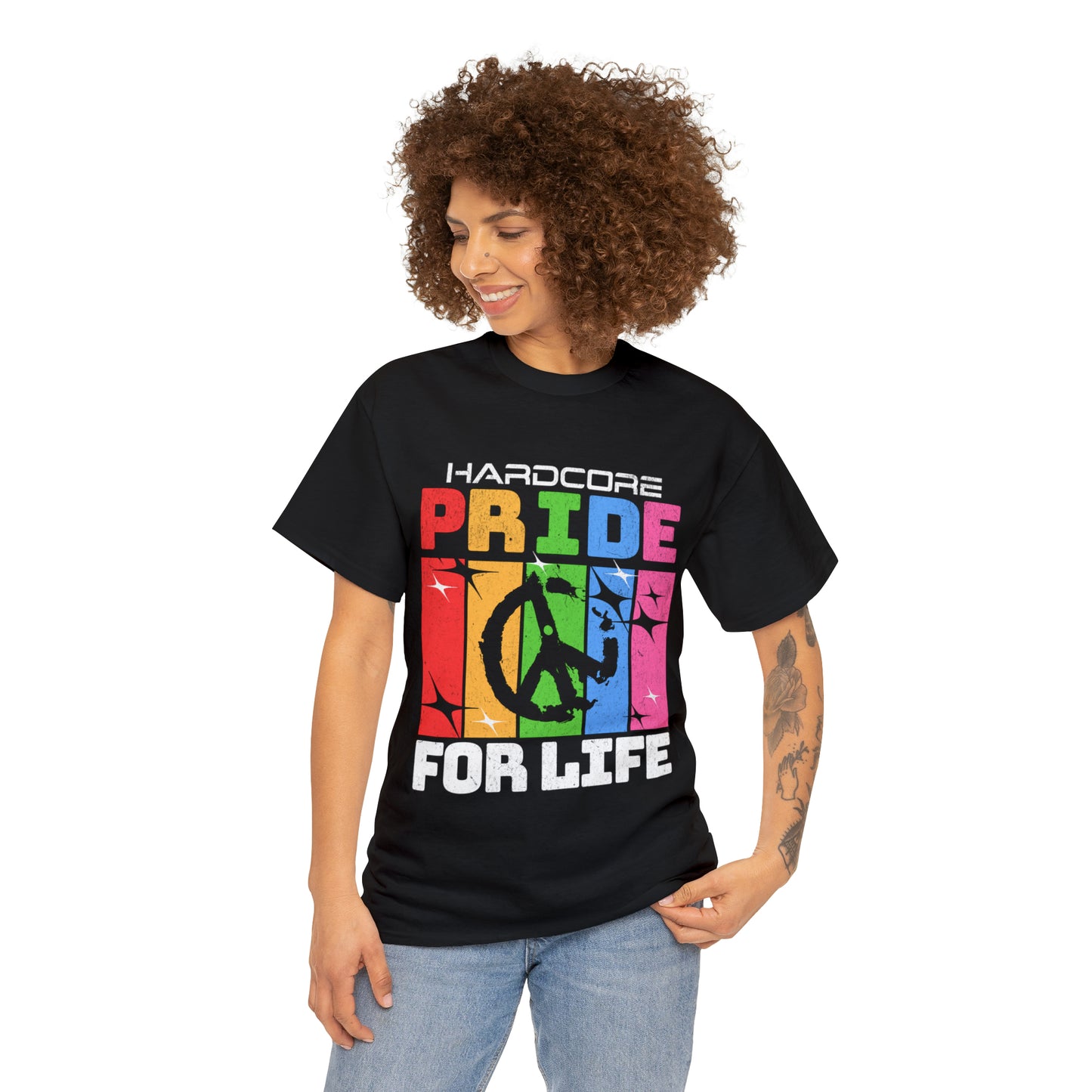 HARDCORE  - Unisex Cotton Tee - LGTBQ Gay Pride