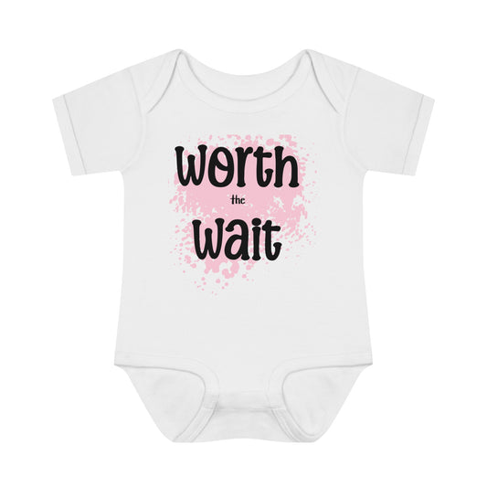 New Baby Onesie ... WORTH THE Wait!  New Baby Gift, Baby Shower Gift, Baby Girl Gift, Baby Onesie, Cute Baby Clothes