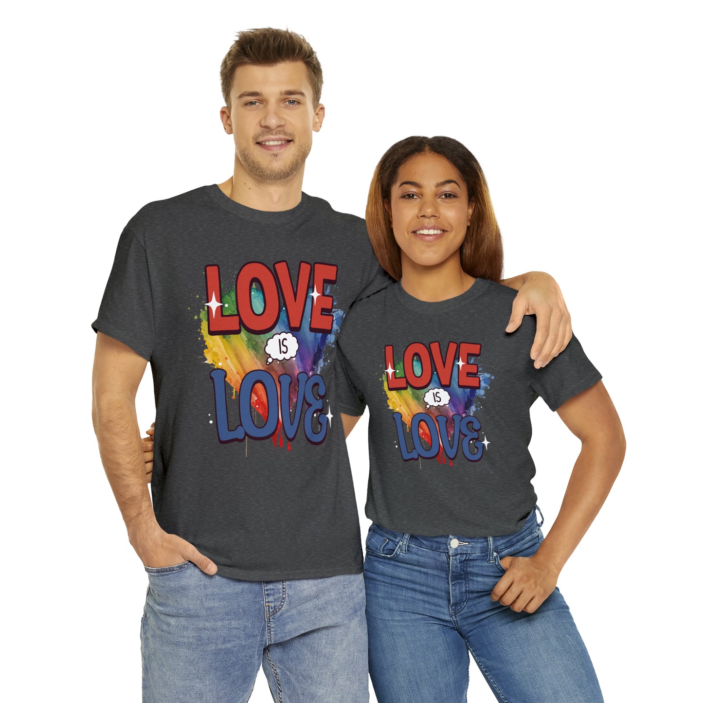 LOVE is LOVE - Unisex Cotton Tee - LGTBQ Gay Pride