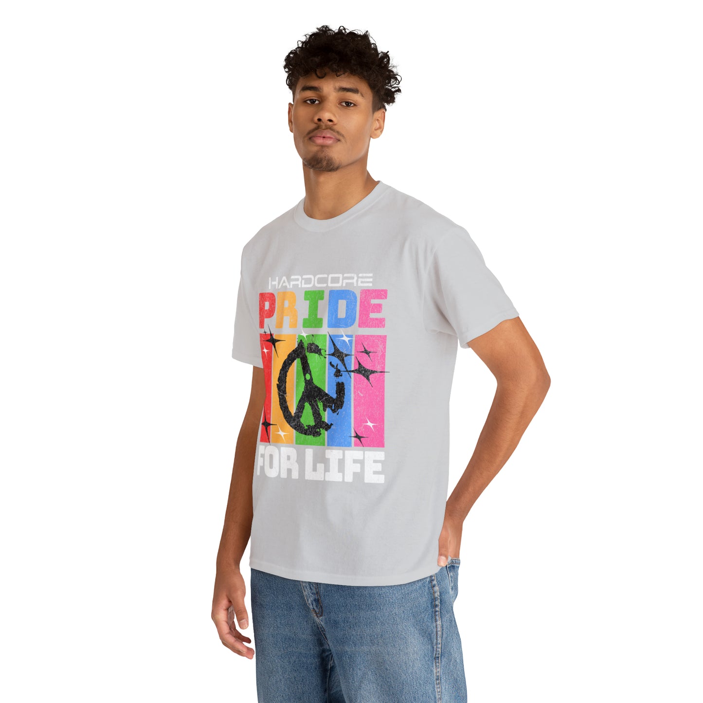 HARDCORE  - Unisex Cotton Tee - LGTBQ Gay Pride