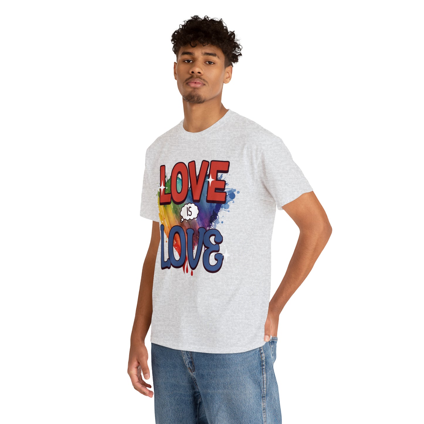 LOVE is LOVE - Unisex Cotton Tee - LGTBQ Gay Pride