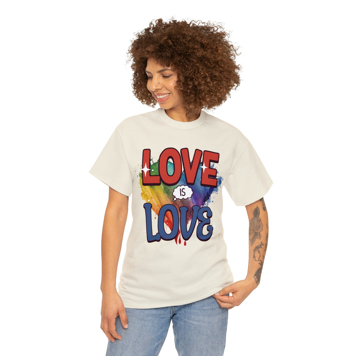 LOVE is LOVE - Unisex Cotton Tee - LGTBQ Gay Pride