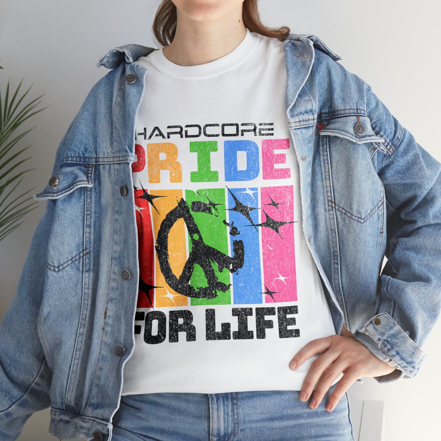 HARDCORE  - Unisex Cotton Tee - LGTBQ Gay Pride